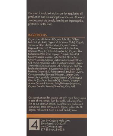 OM4 Oily Step 4 Moisturizer - Weightless Equalizing Complex for Men | Reduce Shine & Breakouts - Buy Online on GoSupps.com