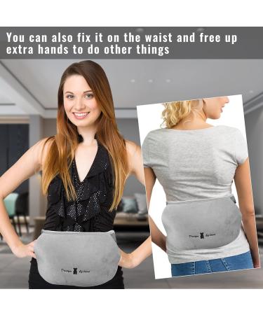 Heat Bottle 1.2L - 3 in 1 Rubber Heat Belt for Pain Relief | Ideal for Children Adults & Seniors - Gray - Buy Online on GoSupps.com