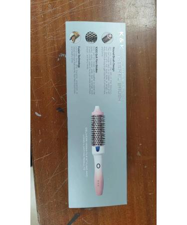 K&K Thermob rsten Keratin Protect Hot Hairbrush | Ion Smooth Volume Comb | Dual Tension 45mm Styling Tool - International Shipping Available - Buy Online on GoSupps.com