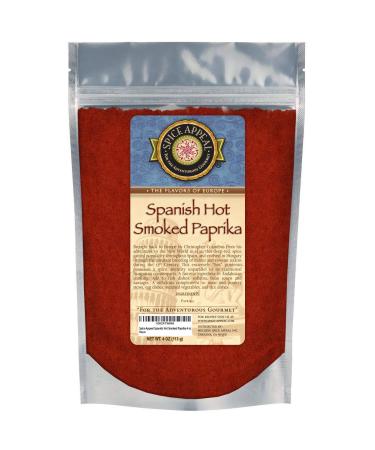 Spice Appeal Spanish Hot Smoked Paprika in resealable stay fresh pouch 4 oz