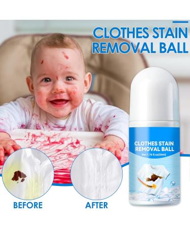 Clothes Stain Remover-Roll Bead Design Magic Stain Remover Rolling Bead Ideal for Emergency Stain Removal Portable No-wash Instant Stain Remover Pen Stain Remover Roller-Ball Cleaner - Buy Online on GoSupps.com