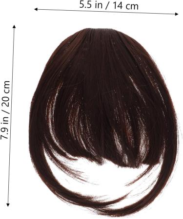 Mikinona Bang Clip Hair Air Bangs Woman Fake Bangs Clip in Hair Bangs Hair Accessories Bangs Hair Clip Fake Hair Bangs Clip in Bangs Hair Bangs Extensions 25X15X2CM Dark Red - Buy Online on GoSupps.com