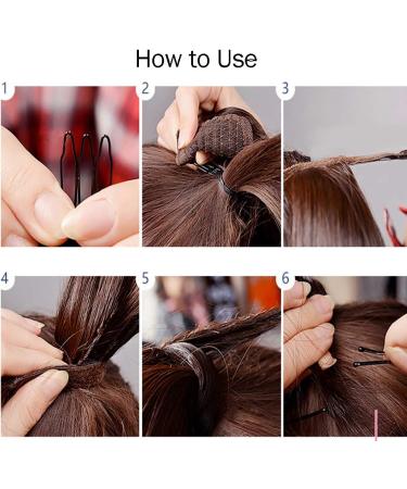 26 Inch Long Straight Wrap around Ponytail Extensions Synthetic Clip in Ponytail Hair Extensions Hairpiece for Women- Dark Black - Buy Online on GoSupps.com