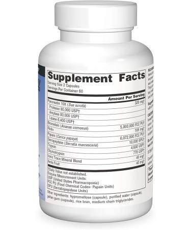 Source Naturals RejuvenZyme - 120 Capsules | Digestive Health & Enzyme Support - Buy Online on GoSupps.com