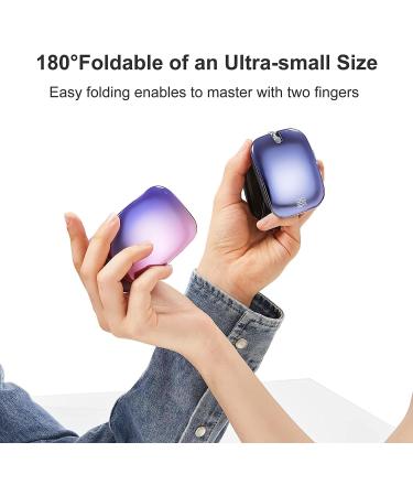 Hi5 E10 Eye Massager with Heat Eye Strain Relief Improves Eye Circulation Relaxation Compact & Lightweight Stylish Design (Gradient Purple) - Buy Online on GoSupps.com