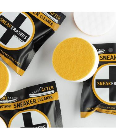 SneakERASERS Instant Sole and Sneaker Cleaner - 3 Pack - Dual-Sided Sponge for Cleaning & Whitening Shoe Soles - Buy Online on GoSupps.com