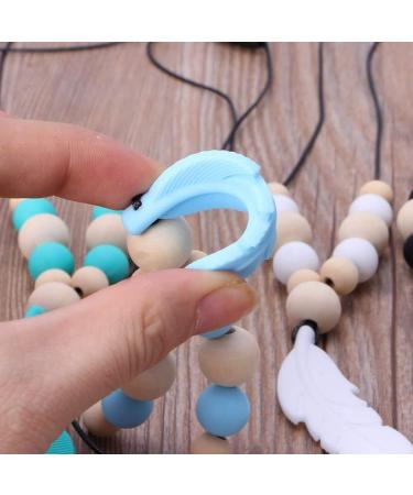 8-Pack Baby Silicone Teething Necklace | Soft Sensory Tools for Autism & ADHD | Safe for Adults & Babies - Buy Online on GoSupps.com
