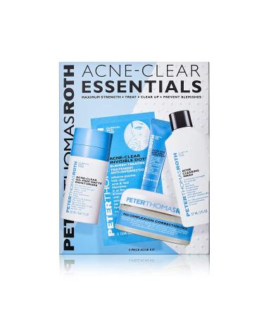 Peter Thomas Roth | Acne-Clear Essentials 5-Piece Kit | Acne Treatment For Face, Acne Skin Care Kit, 5 ct.