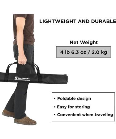 Flashpoint 9.5' Red Pro Air Cushioned Light Stand - Portable & Heavy Duty for Photography - Lightweight & Durable Tripod for Indoor/Outdoor Use - Buy Online on GoSupps.com