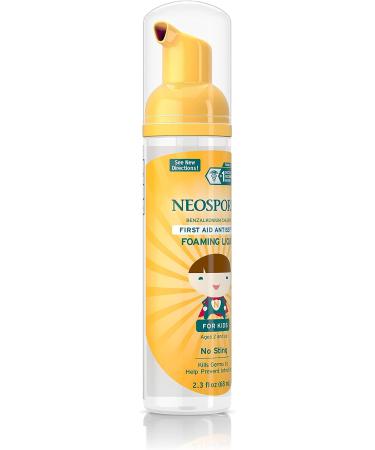 Neosporin Kids Wound Cleanser 2.3 oz - Gentle Antibacterial Solution - Buy Online on GoSupps.com