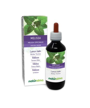 Lemon Balm (Melissa officinalis) Leaves Alcohol-Free Mother Tincture Naturalma | Liquid Extract Drops 200 ml | Food Supplement | Vegan Alcohol-free 200 ml (Pack of 1)