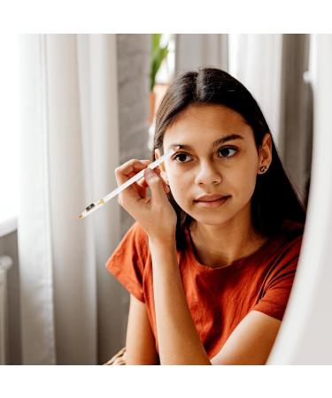 Housoutil Lot de 12 Taille-Crayons pour Crayons Sourcils en Bois Blanc Pr cis Bavure Adapt s au Maquillage des Sourcils Faciles Utiliser et Solide Rendu Naturel - Buy Online on GoSupps.com