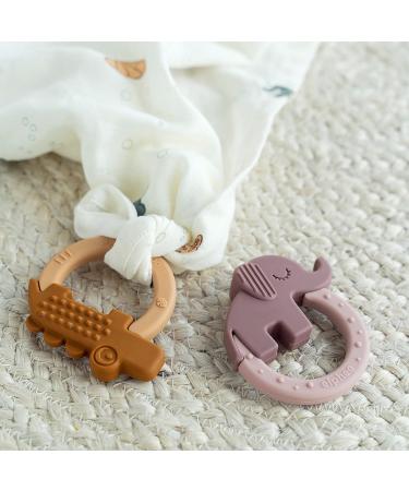 Teething Rings Done by Deer Elephant & Crocodile - Mustard | Best International Shipping - Buy Online on GoSupps.com