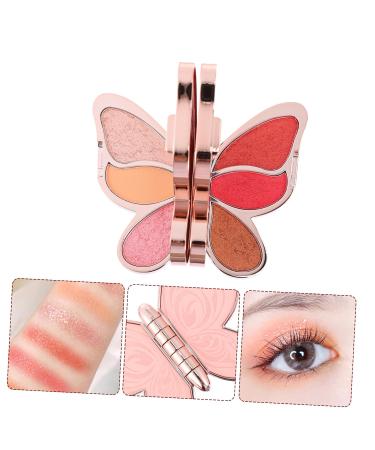 MERRYHAPY Portable Eyeshadow Palette - Versatile Eye Shadow & Blusher Makeup Accessory for Girls | Shop Internationally Now - Buy Online on GoSupps.com