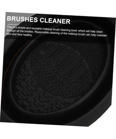 SOESFOUFU washer cosmetic brush cleaning mat brush head rubber makeup brush bowl make up cosmetic Foundation Brush Makeup Brush Scrubber Creative Rinsing Pad - Buy Online on GoSupps.com