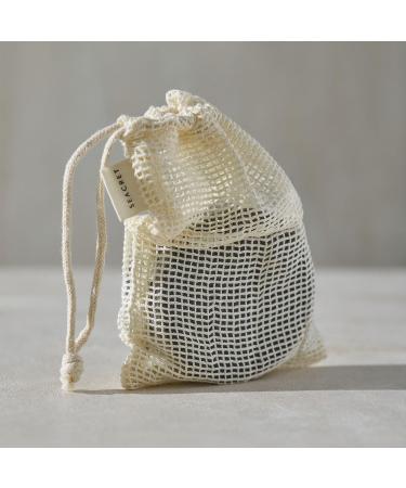 SEACRET Mud Soap with Foaming Net - Luxurious Exfoliating Cleanser for Glowing Skin | International Shipping Available - Buy Online on GoSupps.com