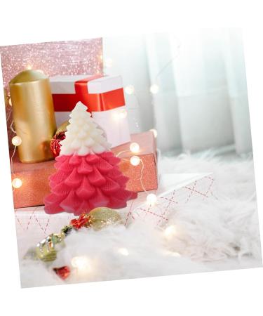 FOMIYES Christmas Tree Candles - Red Scented Tealight Decor for Holiday Tablescape | 9X8.8X8.5CM - Buy Online on GoSupps.com