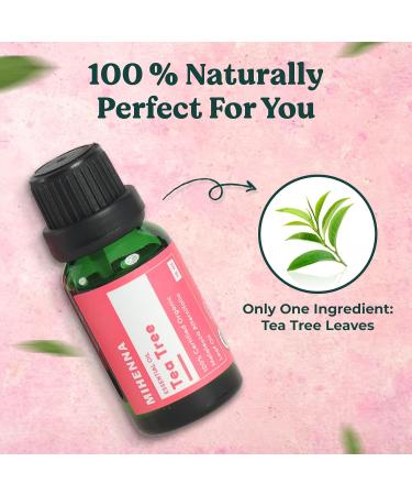 100% Organic Tea Tree Essential Oil - Therapeutic Grade | 5ml USDA Certified Pure Oil for Skin & Hair - Buy Online on GoSupps.com