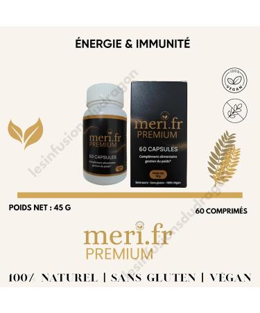 Meri.fr PREMIUM Nouvelle Formule Efficace la L-Carnitine | 60 G lules Naturelles | Aide au Contr le de l App tit & M tabolisme des Graisses | Exp di depuis la France - Buy Online on GoSupps.com