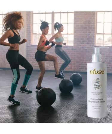 nfuse Magnesium Lotion | 100% Pure USP Grade | Eucalyptus & Menthol | Natural Muscle Pain Relief (8 oz) - Buy Online on GoSupps.com