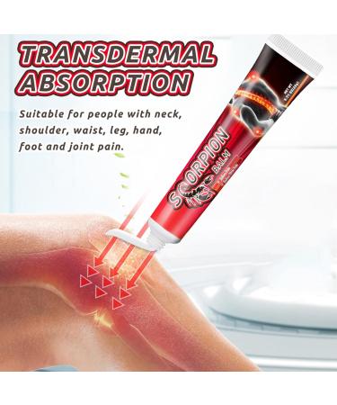 Cr me Scorpion pour le Soin des Articulations 20g 1PC Absorbez Rapidement la Cr me de Soins aux Os pour un Soulagement Imm diat - Buy Online on GoSupps.com