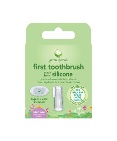 Buy Green Sprouts Silicone Finger Toothbrush - Safe Soft & Ideal for Teething - International Shipping Available - Buy Online on GoSupps.com
