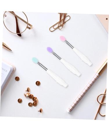 Buy Minkissy 12 Pcs Silicone Lip Brush Set - Exfoliating & Lip Balm Applicator - Perfect for Makeup - Rubber & Silicone Brushes - White Color - 7.5x1cm - Ideal for Lip Care & Cosmetics - Buy Online on GoSupps.com