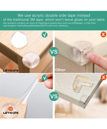 LATTCURE Baby Proofing Kit - 36 Pcs Safety Locks, Corner Protectors, Straps, Socket Covers - White - Buy Online on GoSupps.com