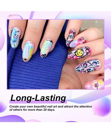 Morovan Gel Nail Polish Kit - 36 Colors DIY Manicure Set with Gel Brush and Spider Liner for Nail Art Design - Color Group A - Buy Online on GoSupps.com