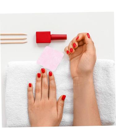 minkissy 2 Boxes Nail Wipes Cleaning Wipes Travel Wipes Gel Nail Polish Nail Polish Remover Nail Pads Polish Remover Pads Dip Powder Nail Remover Gel Polish Remover for Nails Cotton 4.80X4.80X0.10CM Pink - Buy Online on GoSupps.com