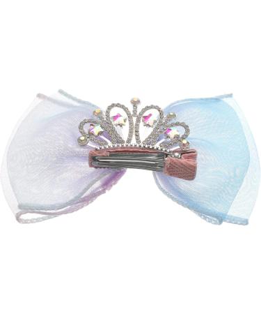 FRCOLOR Colored Hair Bow Clip bow hairpin color alligator clips princess clip s bows princess hair bows clips crown tiny hair hairclips wedding rhinestones crown hair - Buy Online on GoSupps.com