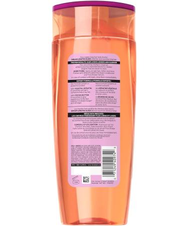L Or al Paris Dream Lengths Sleek Shampoo with Keratin Cocoa Butter & Castor Oil for Frizzy Hair Nourishing Formula 385 ml - Buy Online on GoSupps.com