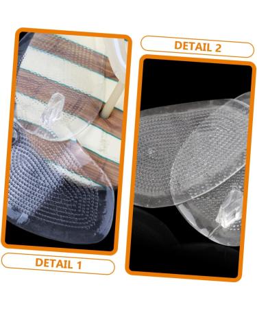 FRCOLOR 12 Pcs Palm Rest Shoe Inserts - Gel Sandal Foot Cushions & Adhesive Insoles for Beach Comfort - Clear Protectors for Feet - Buy Online on GoSupps.com
