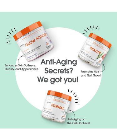 Genius Glow Potion - Anti Aging Beauty Supplement with Genius Mushrooms & Acai Berry Powder - Buy Online on GoSupps.com