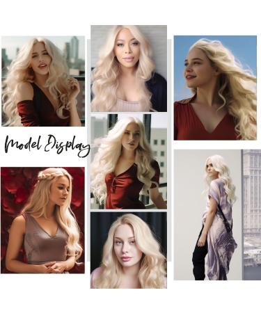 Bestung 24 613 Blonde Lace Front Wig for Women - Natural Wavy Synthetic Hair - Party-Ready Style - Buy Online on GoSupps.com