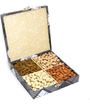 Jaiccha Ghasitaram Christmas Gifts Cross Check Wooden Dryfruits Box Cross Check Wooden Dryfruits Box Cap - Buy Online on GoSupps.com