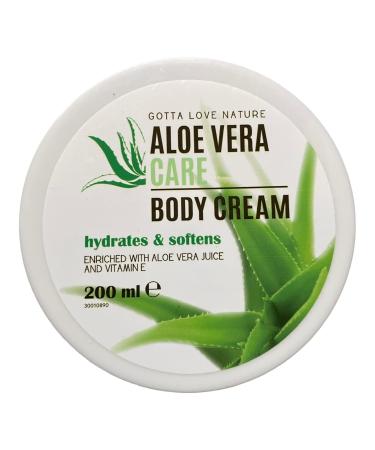 Shop Aloe Vera Body Cream with Vitamin E - Hydrating Vegan Skin Cream 200ml - Buy Online on GoSupps.com