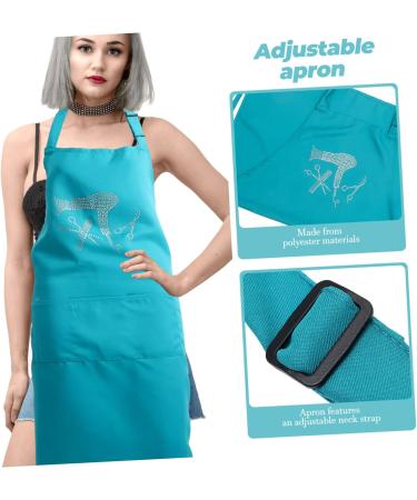 MAGICLULU Hairstylist Aprons for Women Apron Barber Apron for Women Bib Apron Dresser Apron for Women Makeup Apron Waist Aprons Baking Apron Polyester Care Gloves Work 110x66cm - Buy Online on GoSupps.com
