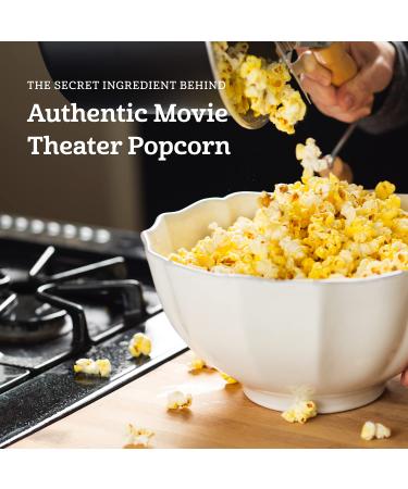 Franklin's Gourmet Popcorn Butter Flavored Salt - 8 oz. Bottle | Premium Vegan Kosher Seasoning for Authentic Movie Theater Taste - Made in USA | 8 Ounce Pack - Buy Online on GoSupps.com