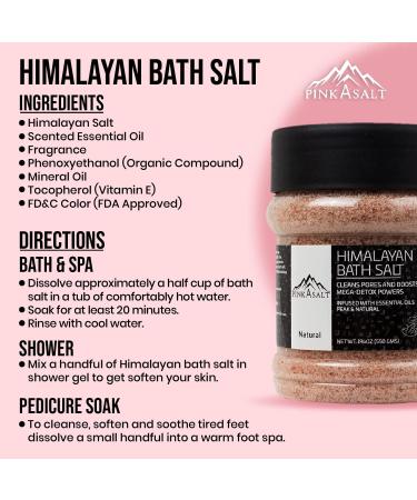 Pink Himalayan Bath Salt for Acne & Irritated Skin - Citrus Essential Oils - 19.4 OZ - Buy Online on GoSupps.com