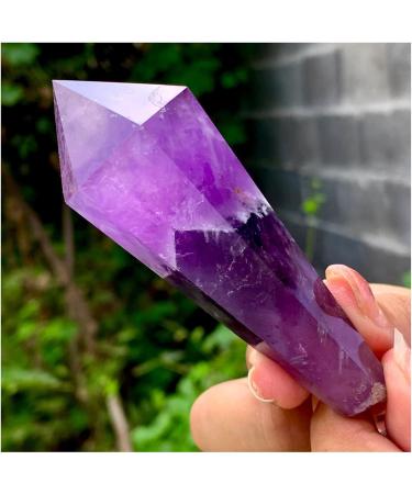 Crystal Hole Natural Amethyst Scepter Specimen 100-200g Crystal Hole (Size : 8PC) - Buy Online on GoSupps.com