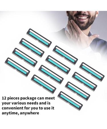 Mens Refills Professional Barber Beard Manual Razor - 12PC Fixed Head Clean & Comfortable Shaving - Buy Online on GoSupps.com