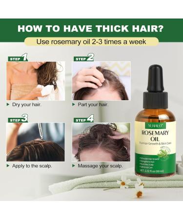 Buy YLNALO Rosemary Hair Growth Serum - Nourishes Scalp & Damaged Hair Stimulates Growth for All Hair Types (2.02 fl oz) - International Shipping Available - Buy Online on GoSupps.com