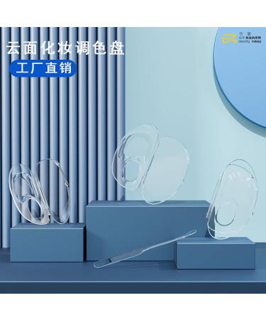  Pleayietoopiatiey Acrylic Foundation Blending Palette with Durable Accessory Kit - Buy Online on GoSupps.com