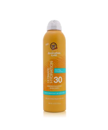 Australian Gold Continuous Spf30 Spray 6 Ounce Quick Dry (177ml) (3 Pack)