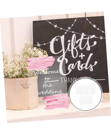 Lurrose 5pcs Plate Board Signboard Blank Mixing Transparent Painting Acrylic Diy Wedding Color Sign 20X15cm 1 - Buy Online on GoSupps.com