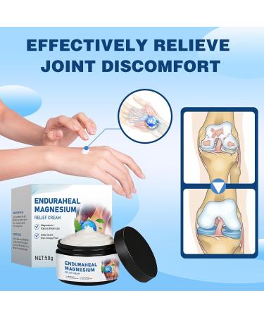 BaiKupo EnduraHeal Magnesium Cream Magnesium Relief Bone Healing Cream New Upgraded Joint Creams Joints and Bone Advanced Creams for Neck Waist Back Hand Feet and Leg for All Skin Types(2PCS 50g) - Buy Online on GoSupps.com