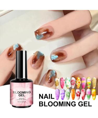 Nail Gels - Blooming Color Gel Ink Art Polish | Clear base for marble nail designs spreading fade effect soft texture formula - Buy Online on GoSupps.com