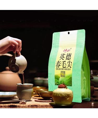 Spring Green Tea Chinese Maojian Tea Strong Fragrant Jasmine Green Tea for Spring Summer Green Tea Clear Flavor Slightly Curled Tea Leaves Natural Chinese Tea for Morning Afternoon Free Time lo - Buy Online on GoSupps.com