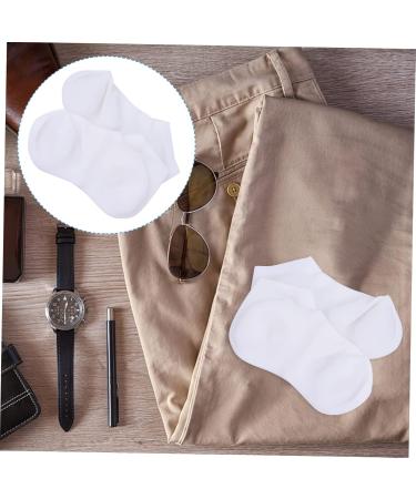 Beaupretty 1 Pair Protective Socks Gel Heel Socks Foot Spa Socks Breathable Socks Aloe Socks Moisturizing Socks Foot Exfoliator Sock Nursing Socks Skin Sebs Miss White - Buy Online on GoSupps.com